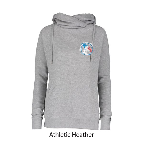Ladies Cowl Neck Hoodie - Image 7