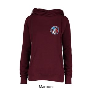 Ladies Cowl Neck Hoodie