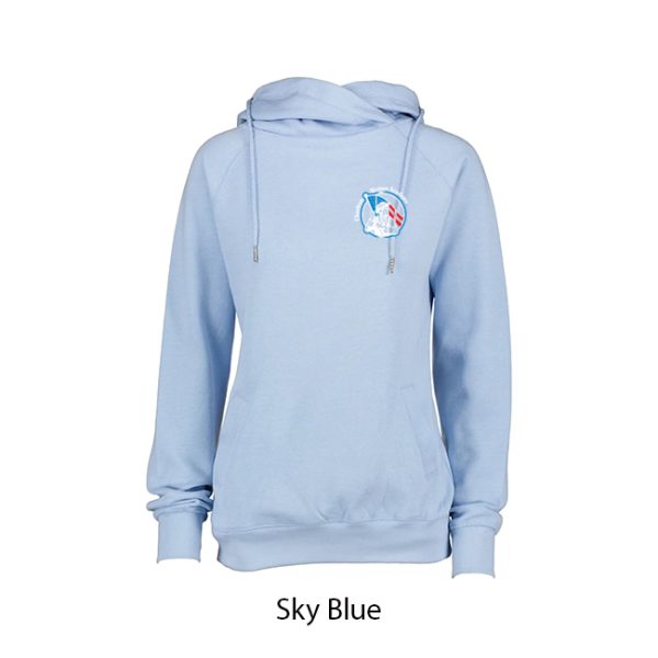 Ladies Cowl Neck Hoodie - Image 3