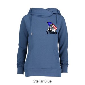 Ladies Cowl Neck Hoodie