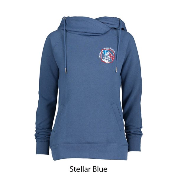 Ladies Cowl Neck Hoodie - Image 2