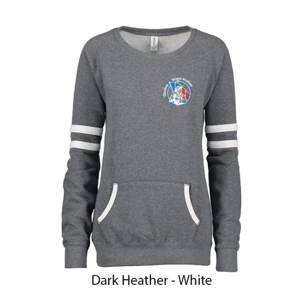 Ladies Varsity Crewneck - Image 5