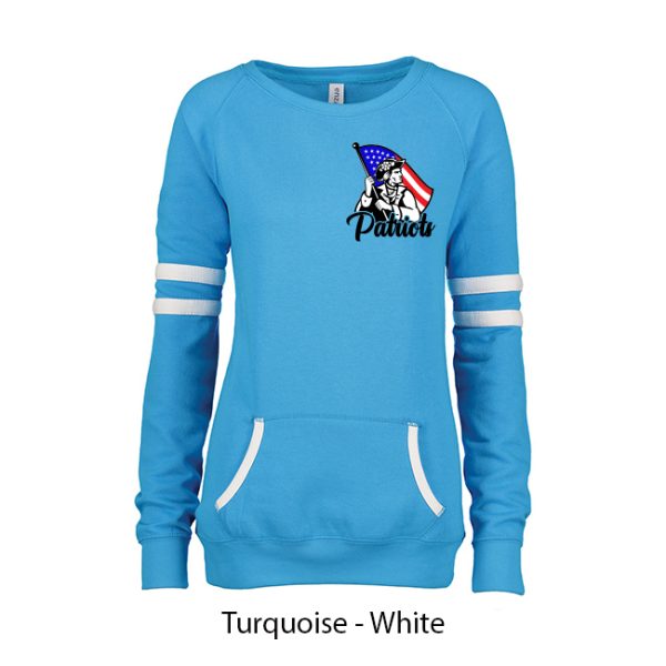 Ladies Varsity Crewneck - Image 3