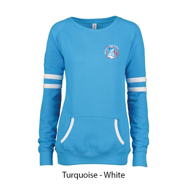 Ladies Varsity Crewneck - Image 2