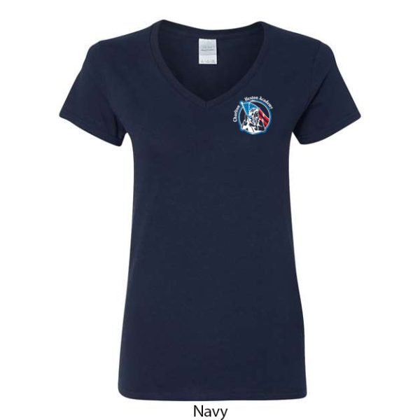 Ladies V-Neck T-Shirt - Image 4