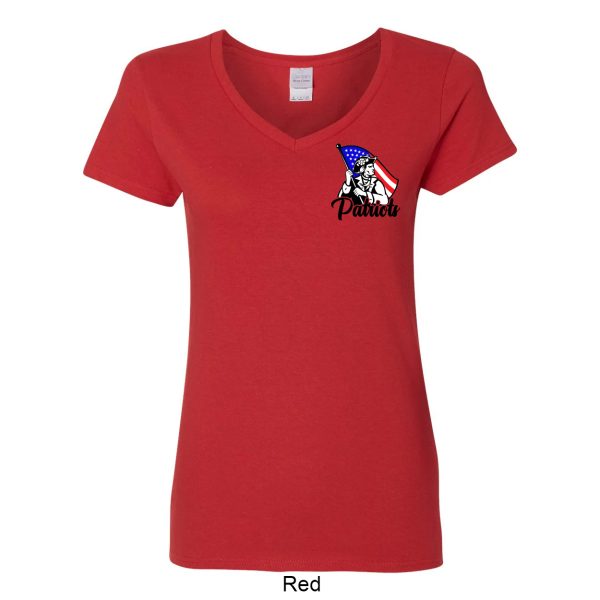 Ladies V-Neck T-Shirt - Image 5