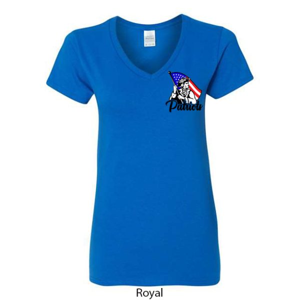 Ladies V-Neck T-Shirt - Image 4