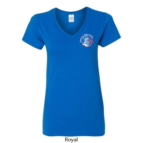 Ladies V-Neck T-Shirt - Image 4